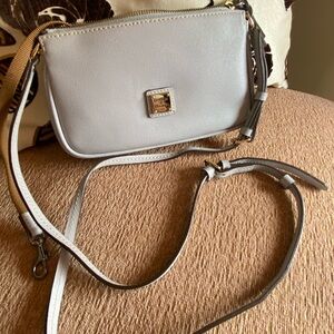 Dooney & Bourke Saffiano Lexi Crossbody Grey
